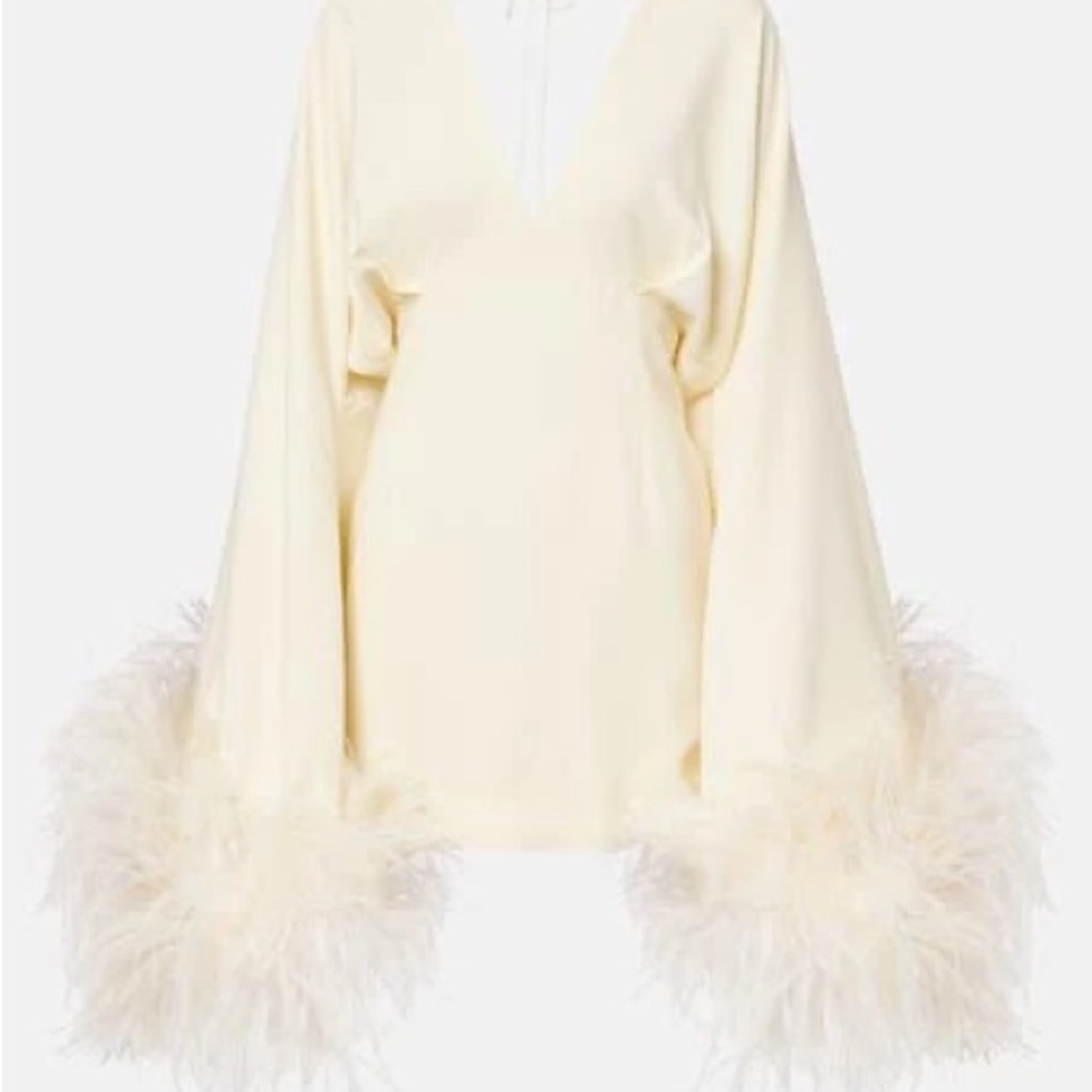Taller Marmo Mini Magnifique Dress in Ivory  (US SM, IT 40)